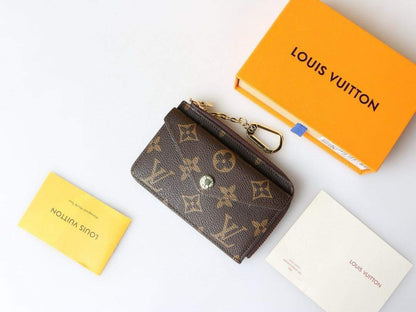 Recto Verso Brown Monogram Cardholder/Keychain/Small Wallet